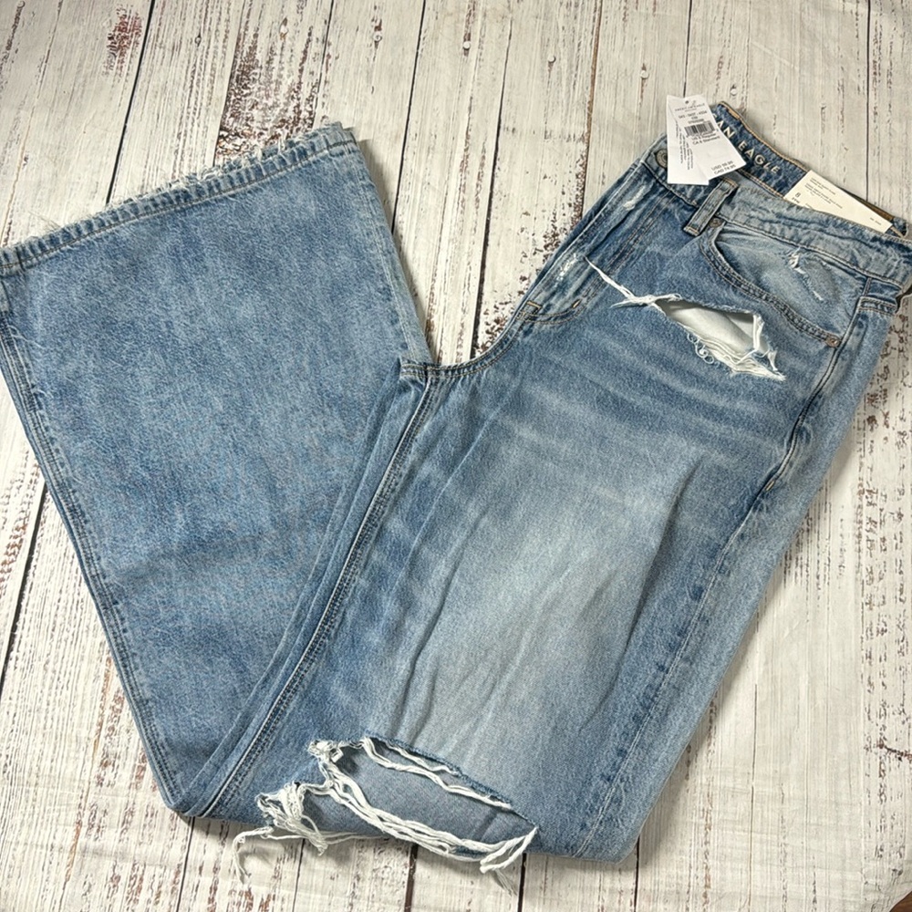 American Eagle Outfitters Light Blue Flare Jeans